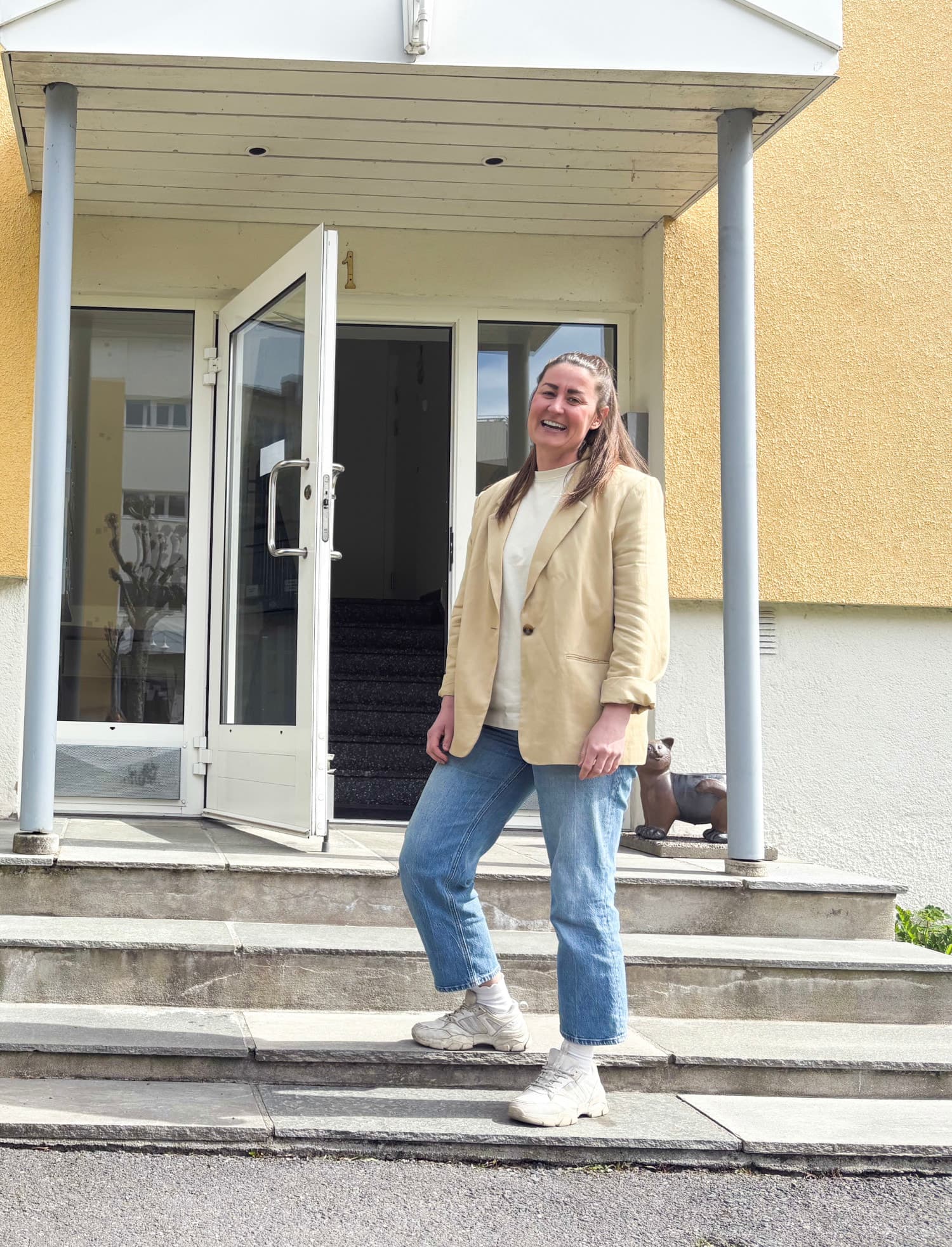 Helena i den nye leiligheten sin